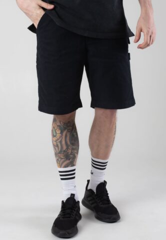 Vintage Industries – Dayton Black – Shorts – Schwarz – W32 – 100% Baumwolle