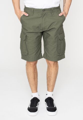 Vintage Industries – Rowing Olive – Shorts – Grün – XS – 100% Baumwolle