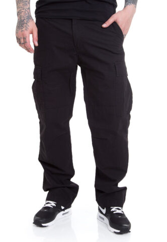 Vintage Industries – Tyrone BDU Black – Hose – Schwarz – W33 – 100% Baumwolle