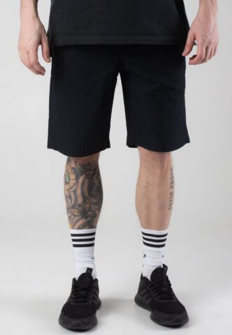 Vintage Industries – Worker Black – Shorts – Schwarz – XXL – 100% Baumwolle