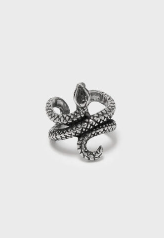 Killstar – Vipers Sting Adjustable Silver – Ring – gid://shopify/Metaobject/123897774317 – M/L – Metalllll-Legierung