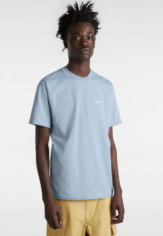 Vans – Mn Left Chest Logo Dusty Blue – T-Shirt – Blau – XL – 100% Baumwolle
