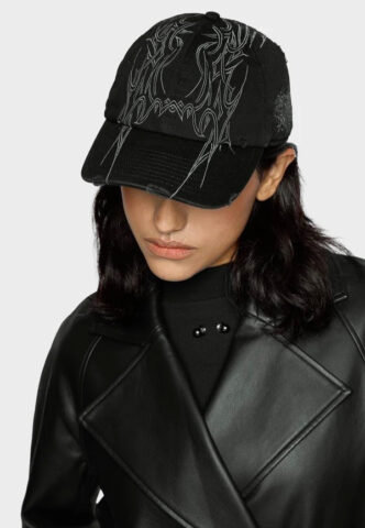 Mary Wyatt – Void Distressed Black – Cap – Schwarz – Onesize – 100% Baumwolle