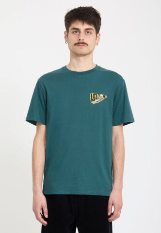 Volcom – Alix Coffin Rifle Green – T-Shirt – Grün – L – 100% Baumwolle