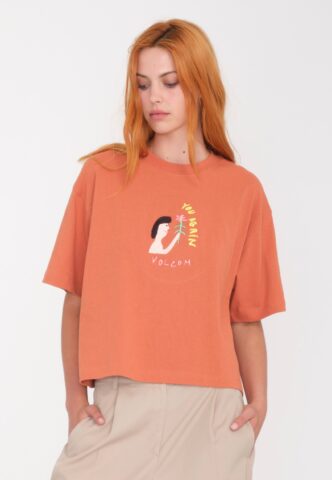Volcom – Arthur Longo Rosewood – T-Shirt – Rot – L – 100% Baumwolle