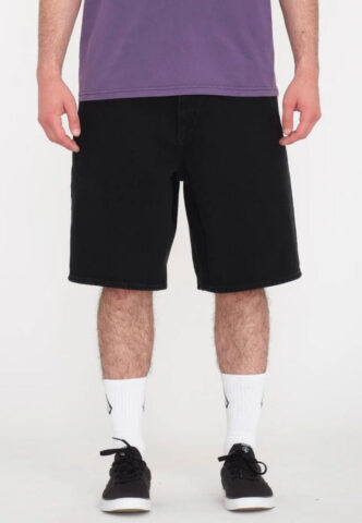 Volcom – Billow Denim Black – Shorts – Schwarz – W28 – 100% Baumwolle