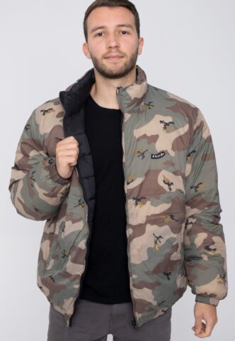Volcom – Doswalltz Prt Print – Jacke – Schwarz – XL – Außenmaterial: 100% Nylon; Futter: 100% Nylon; Wattierung: 100% Polyester