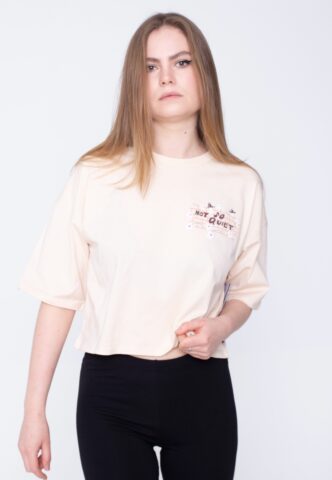 Volcom – Egle Zvirblyte Fa Light Pink – T-Shirt – Pink – L – 100% Baumwolle