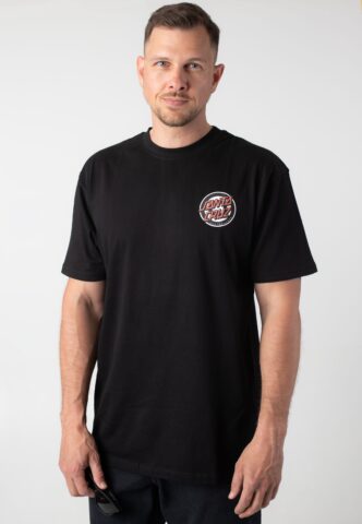 Santa Cruz – Roskopp Screaming Target – T-Shirt – Schwarz – M – 100% Bio-Baumwolle