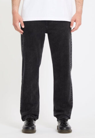 Volcom – Fivedown Denim Blackity Black – Jeans – Grau – W38 – 86% Baumwolle, 13% Polyamide, 1% Elastane