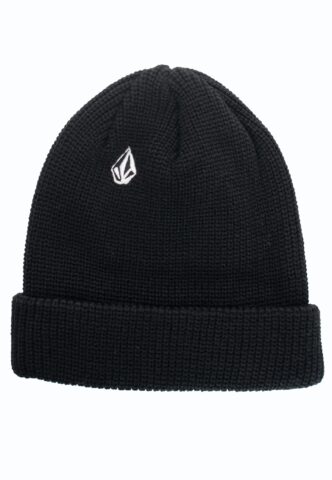 Volcom – Full Stone Black – Beanie – Schwarz – Onesize – 100% Polyacryl