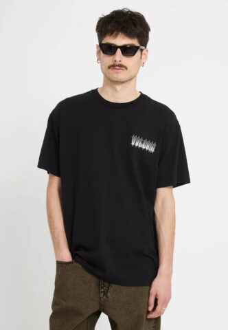 Volcom – Gamma Doom Black – T-Shirt – Schwarz – S – 100% Baumwolle