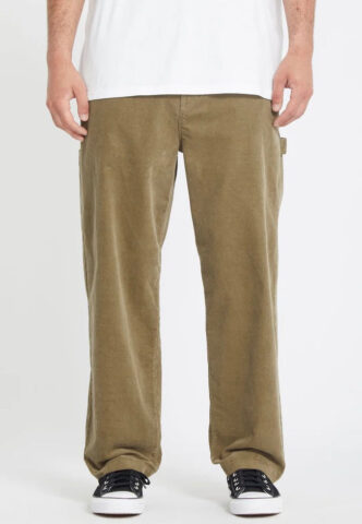 Volcom – Kraftsman Cord Khaki – Hose – Braun – W30 – 99% Baumwolle, 1% Elastan