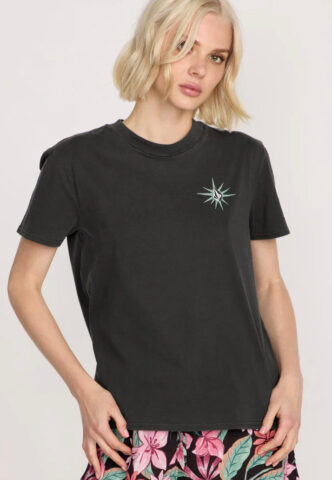 Volcom – Lock It Up Vintage Black – T-Shirt – Schwarz – S – 100% Bio-Baumwolle