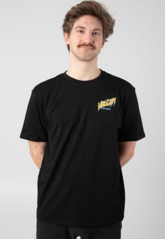 Volcom – Meow Black – T-Shirt – Schwarz – M – 100% Bio-Baumwolle