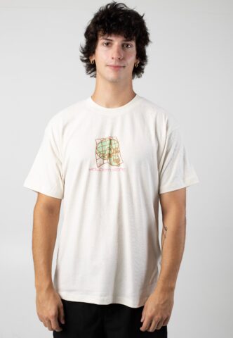 Volcom – Mindoor Dirty White – T-Shirt – Weiß – M – 100% Bio-Baumwolle