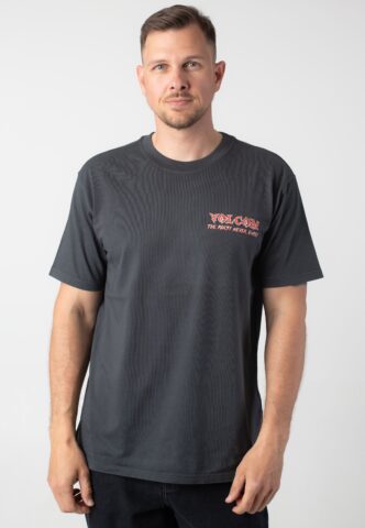 Volcom – Never Ends Stealth – T-Shirt – Grau – M – 100% Baumwolle