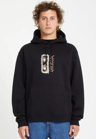 Volcom – Noder Black – Hoodie – Schwarz – M – 59% Baumwolle, 41% Polyester