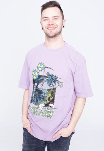 Volcom – Richard French 2 Fa Gd Lse Nirvana – T-Shirt – Lila – M – 100% Baumwolle