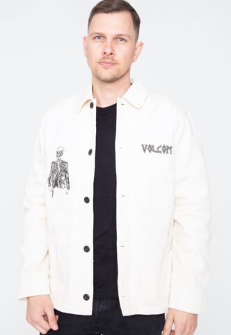 Volcom – Richard French Sayer Fa Cloud – Jacke – Weiß – XL – 100% Baumwolle