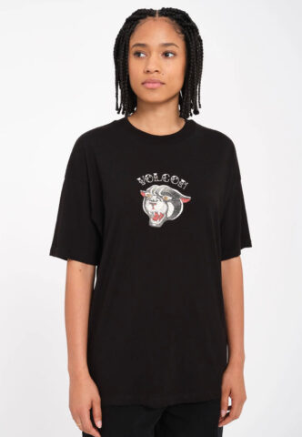 Volcom – Ride The Black – T-Shirt – Schwarz – M – 100% Baumwolle