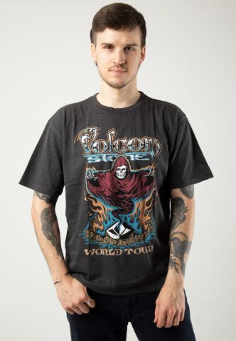 Volcom – Stone Ghost Stealth – T-Shirt – Schwarz – M – 100% Baumwolle