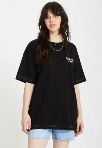 Volcom – Stoneher Black – T-Shirt – Schwarz – S – 100% Baumwolle