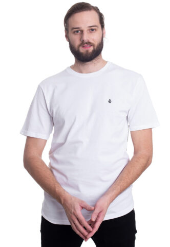 Volcom – Stone Blanks BSC SS White – T-Shirt – Weiß – M – 100% Baumwolle