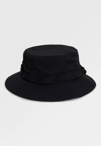 Volcom – Ventilator Boonie Black – Bucket Hut – Schwarz – S/M – 95% Nylon, 5% Elastan