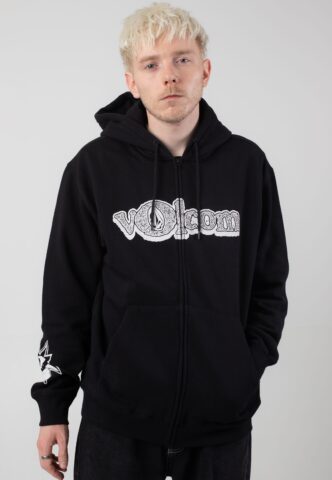 Volcom – Volcom Ent Black – Zipper – Schwarz – M – 80% Baumwolle, 20% Polyester