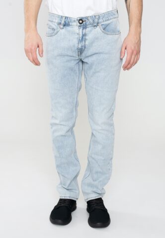 Volcom – Vorta Denim Heavy Worn Faded – Jeans – Blau – W38 / L34 – 94% Baumwolle, 3% Polyester, 3% Elastan