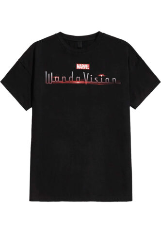 WandaVision – Logo – T-Shirt – Schwarz – XL – 100% Baumwolle