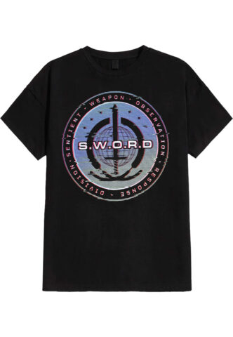 WandaVision – S.W.O.R.D. Digital Logo – T-Shirt – Schwarz – XL – 100% Baumwolle