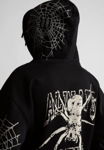 Wasted Paris – Authentic Black – Zipper – Schwarz – M – 100% Baumwolle