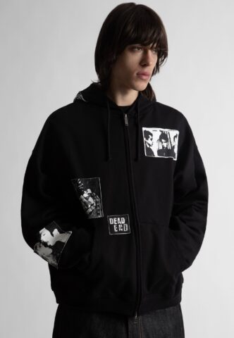 Wasted Paris – Taunt Boxy Black – Zipper – Schwarz – M – 100% Baumwolle