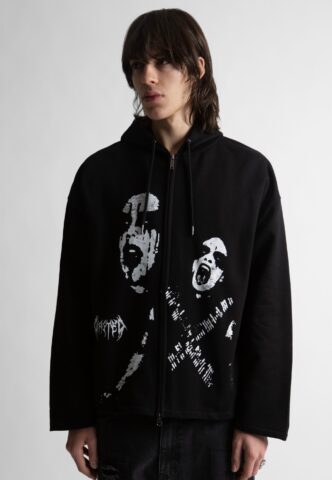 Wasted Paris – Wrath Black – Zipper – Schwarz – XL – 100% Baumwolle