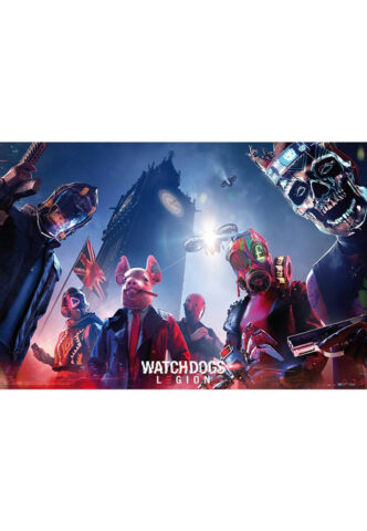 Watch Dogs – Keyart Legion Maxi – Poster – Mehrfarbig – Onesize – 170g/m²