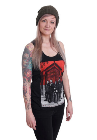 We Are The In Crowd – Half Red Photo – Tank – Schwarz – XL – 100% Baumwolle