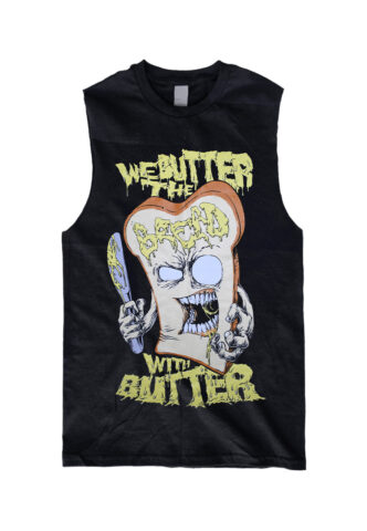 We Butter The Bread With Butter – Schnitte – Sleeveless – Schwarz – S – 100% Baumwolle