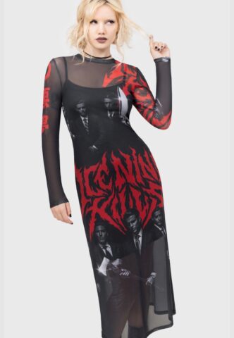 Killstar x Ice Nine Kills – Welcome To Horrorwood Maxi – Kleid