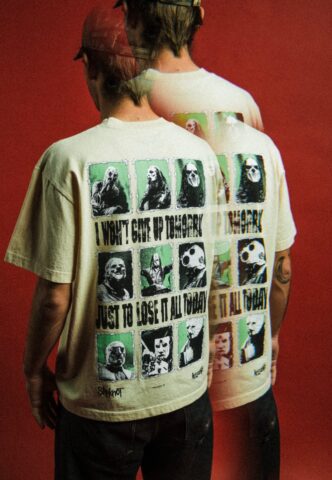 Welcome x Slipknot – Tomorrow Boxy Garment-Dyed Bone – T-Shirt – Beige – S – 100% Baumwolle