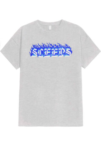 While She Sleeps – Blue Fire Sportsgrey – T-Shirt – Grau – M – 90% Baumwolle, 10% Polyester