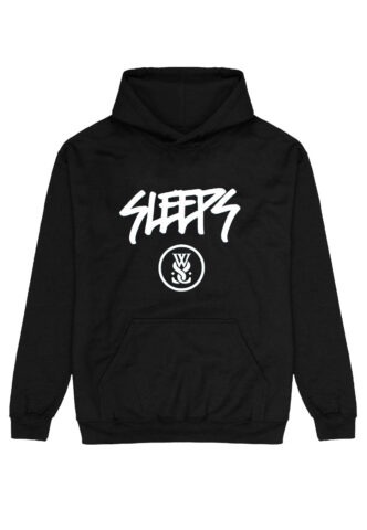 While She Sleeps – Stripes – Hoodie – Schwarz – L – 50% Baumwolle, 50% Polyester