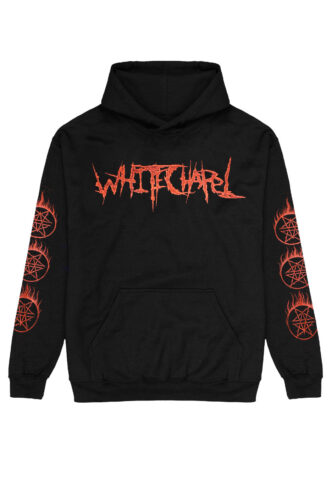 Whitechapel – Flaming Cult – Hoodie – Schwarz – XXL – 50% Baumwolle, 50% Polyester