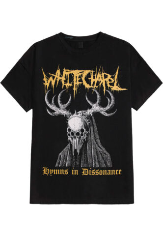 Whitechapel – Mask – T-Shirt – Schwarz – M – 100% Baumwolle