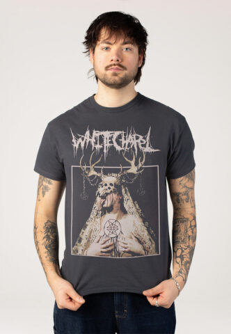 Whitechapel – Silver Tongue Charcoal – T-Shirt – Grau – 3XL – 100% Baumwolle