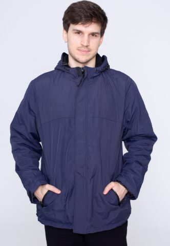 Surplus – Zipper Navy – Windbreaker – Blau – S – Außenmaterial: 100% Nylon; Innenfutter: 100% Polyester