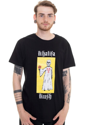 Wiz Khalifa – Reaper Flowers – T-Shirt – Schwarz – M – 100% Baumwolle