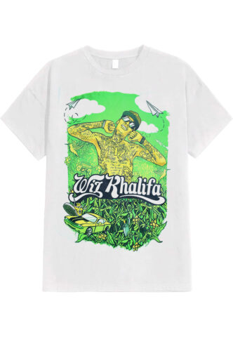 Wiz Khalifa – Waken Baken – T-Shirt – Weiß – S – 100% Baumwolle,Jersey
