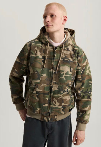 Vans – Eli Workwear Canvas Aluminum – Jacke – Tarnfarben – XL – 100% Baumwolle